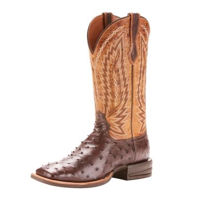 Ariat Relentless Platinum Kırmızı Kahverengi Western Csizma Erkek (39598-822)